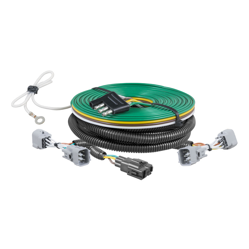 CURT 58909 Custom Towed-Vehicle RV Wiring Harness for Dinghy Towing, Fits Select Jeep Cherokee